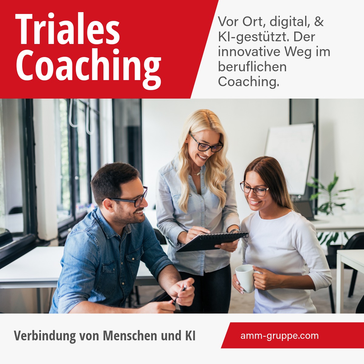Triales Coaching vor Ort digital und KI_gestützt